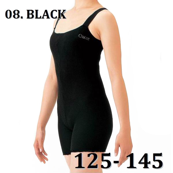 2way Stretch Knit Short Chacott s. 125-145 col. Black Art. 001-68009