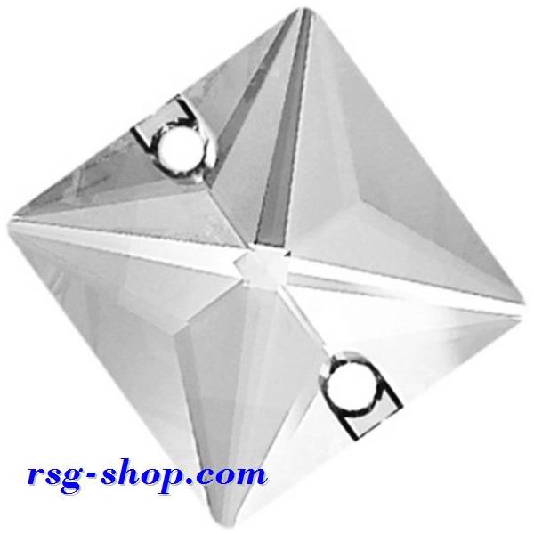 6 x Swarovski Sew-On 3240 MM 16 Crystal (001) Flat Back