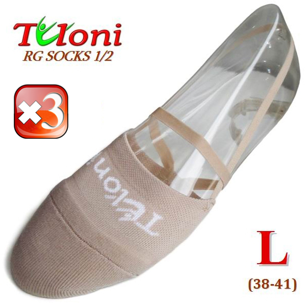 3 x Strumpfkappen Tuloni RG SOCKS 1/2 Gr. L (38-41) Art. T0993L