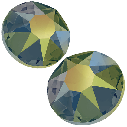72 Swarovski Strasssteine SS20 Crystal Iridescent Green 2078 HotFix