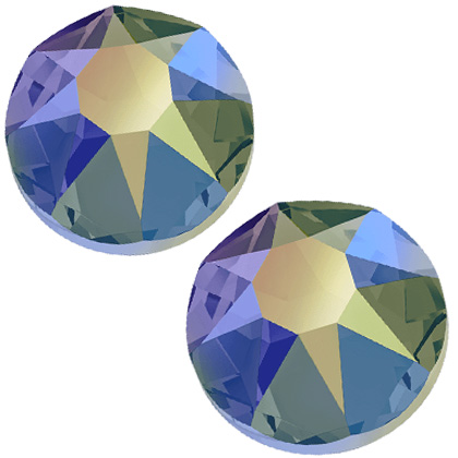 72 Swarovski Strasssteine SS16 Crystal Paradise Shine 2078 HotFix