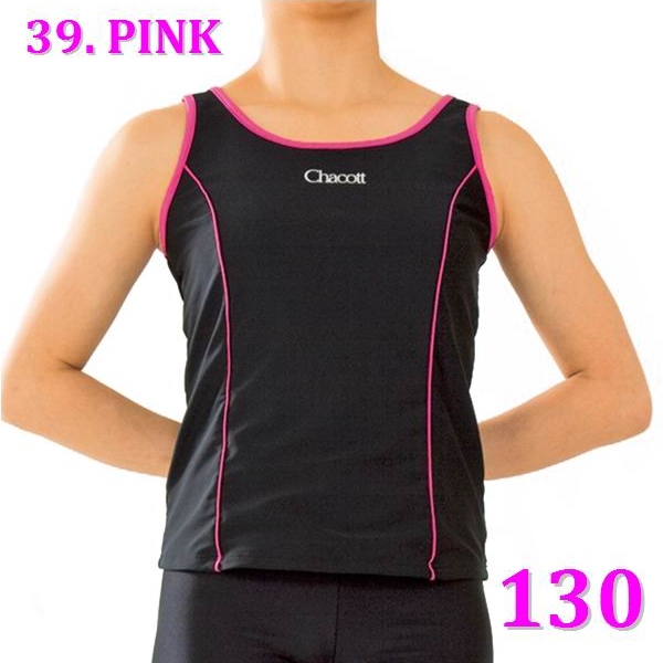 Ärmelloses TOP Chacott Gr. 130 col. Black x Pink Art. 01739