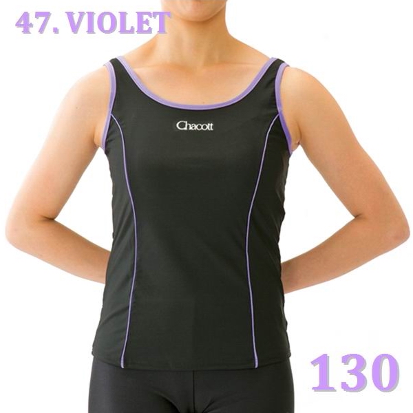 Ärmelloses TOP Chacott Gr. 130 col. Black x Violet Art. 01747