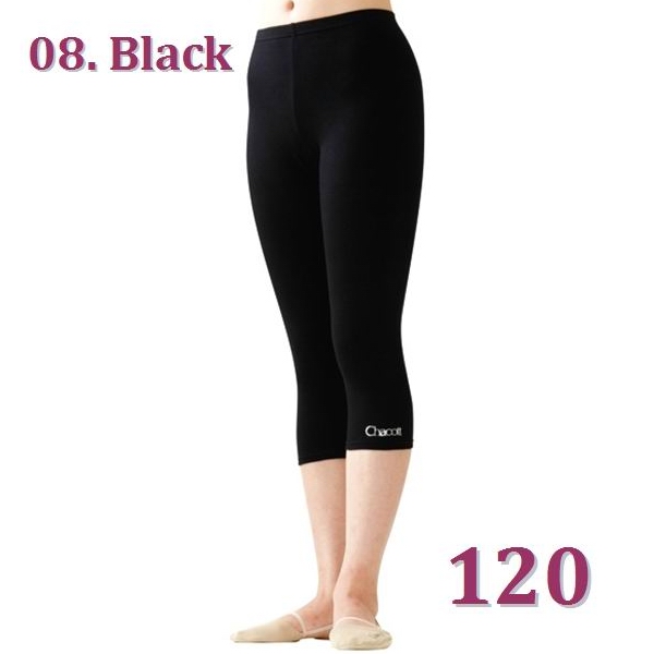 Cropped leggings Chacott s. 120 col. Black Art. 77008