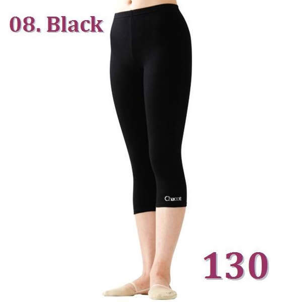 Cropped leggings Chacott s. 130 col. Black Art. 77008
