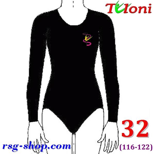 Купальник Tuloni BD-02LL р. 32 (116-122) Black BD02LLC-B32