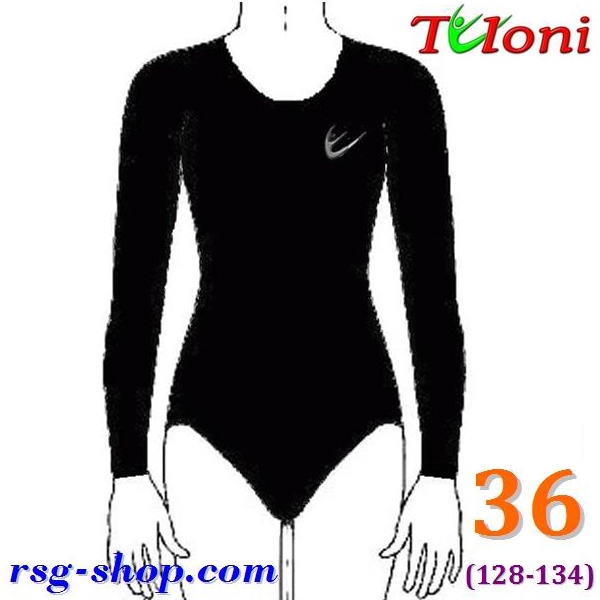 Купальник Tuloni BD-02L р. 36 (128-134) Black BD02LC-B36