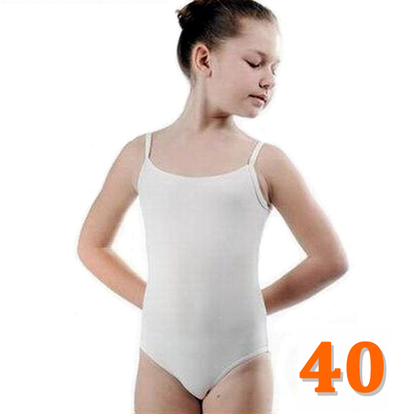 Camisole Leotard BELLA s. 40 (140-146) col. White Art. B3L10-40