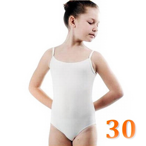 Camisole Leotard BELLA s. 30 (110-116) col. White Art. B3L10-30