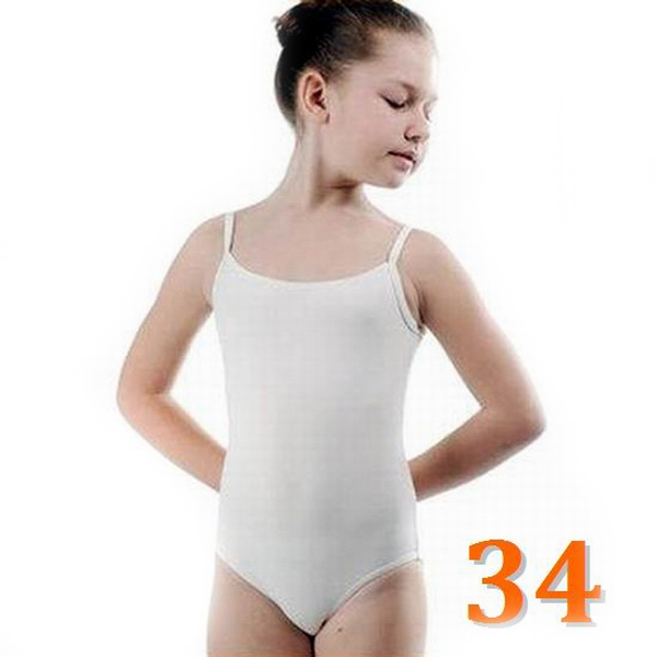 Camisole Leotard BELLA s. 34 (122-128) col. White Art. B3L10-34