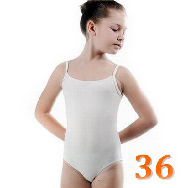 Camisole Leotard BELLA s. 36 (128-134) col. White Art. B3L10-36