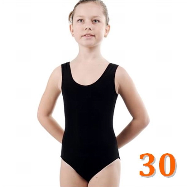 Tank Leotard GP mod. MADLEN s. 30 (110-116) col. Black Polyamide B3L30-30