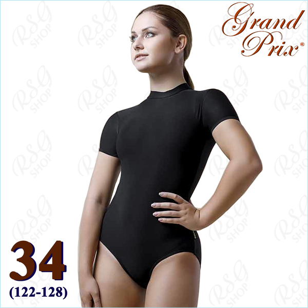Turtleneck Leotard GP mod. KLAUDIA s. 34 (122-128) Black Art. B3L70-34