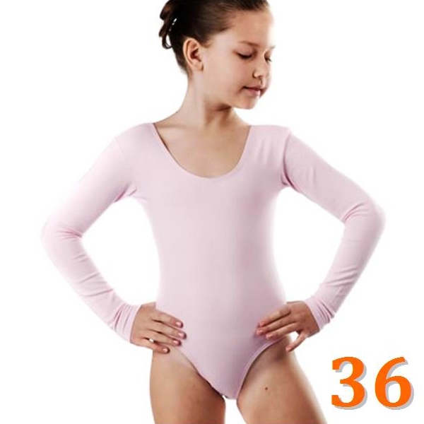 Long Sleeve Leotard DALILA s. 36 (128-134) col. Pink Art. B3L80-36