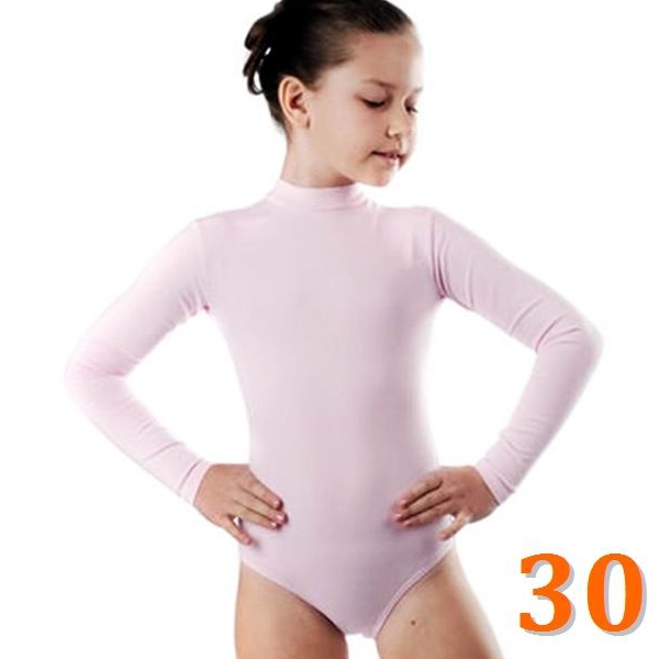 Long Sleeve Leotard GP mod. DARYA s. 30 (110-116) col. Pink Art. B3L90-30
