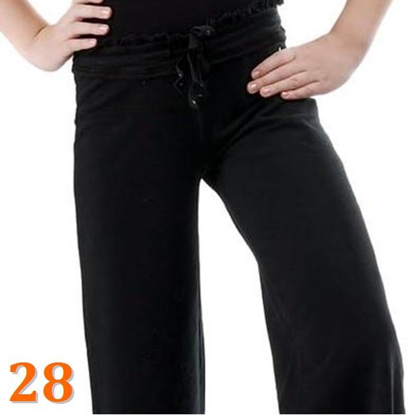 Straight Leg Pants GP mod. Emma s.28 (104-110) col. Black B3P20-28