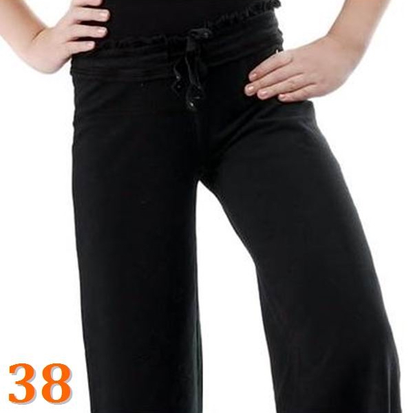 Straight Leg Pants GP mod. Emma s.38 (140-146) col. Black B3P20-38