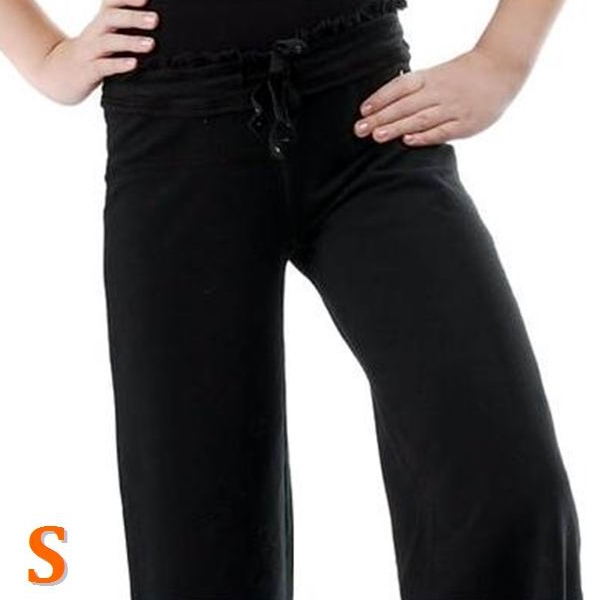 Straight Leg Pants GP Emma s.S (152-158) col. Black Polyamide B1P20-S