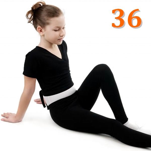 Wrap Top GP mod. VALENTINA s. 36 (134-140) Black Art. B3T66-36