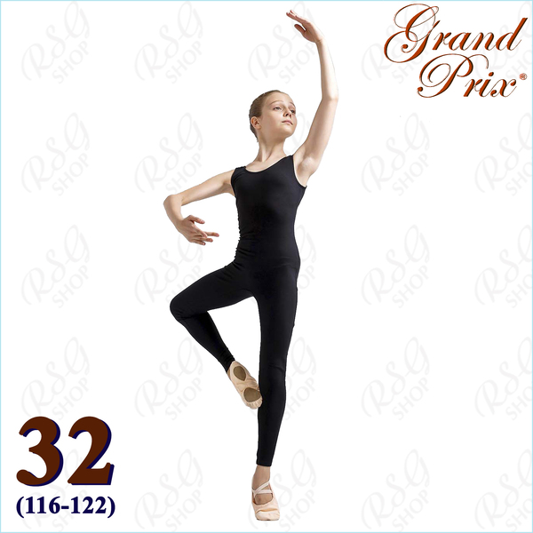 Tank Unitard GP mod. TURANDOT s. 32 (116-122) Black Art. B3U30-32