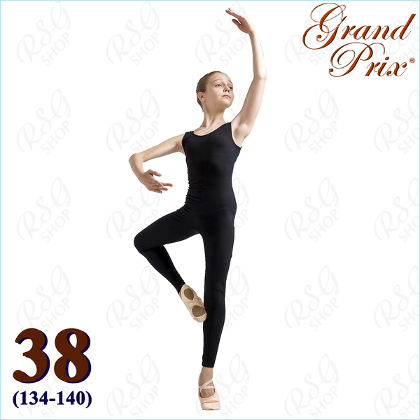 Tank Unitard GP mod. TURANDOT s. 38 (134-140) Black Art. B3U30-38