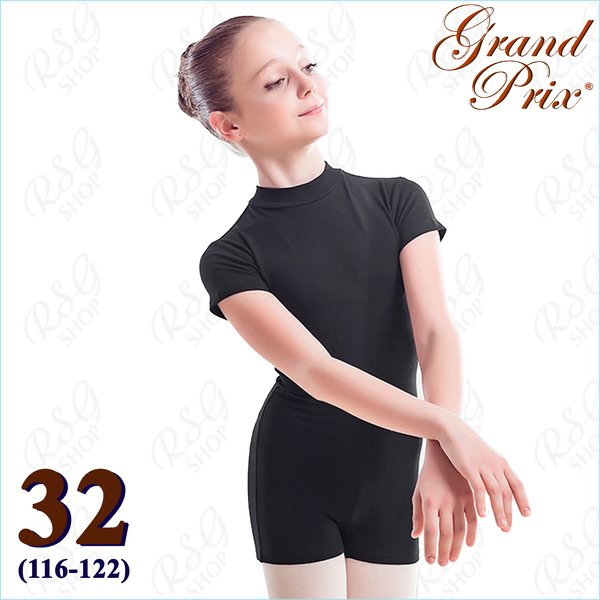 Short Sleeve Biketard mod. LADA s. 32 (116-122) Black Art. B3UB70-32