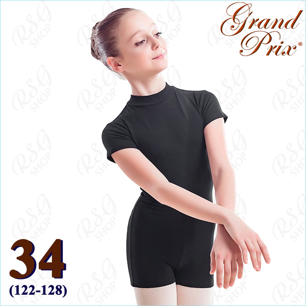 Short Sleeve Biketard mod. LADA s. 34 (122-128) Black Art. B3UB70-34