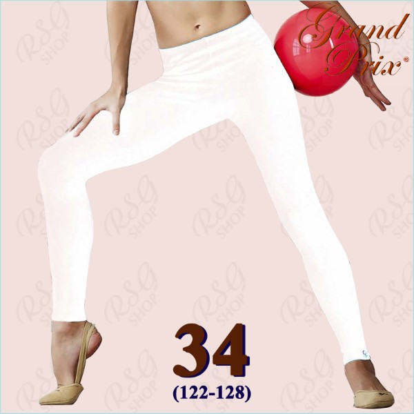 Footless Leggings GP NATALIE s. 34 (122-128) col. White Art. B3V40-W34