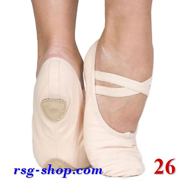 Балетки с раздельной подошвой col. Beige s. 26 Art. BLS30-26C