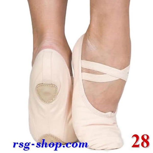 Балетки с раздельной подошвой col. Beige s. 28 Art. BLS30-28C