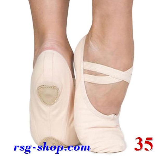 Балетки с раздельной подошвой col. Beige s. 35 Art. BLS30-35C