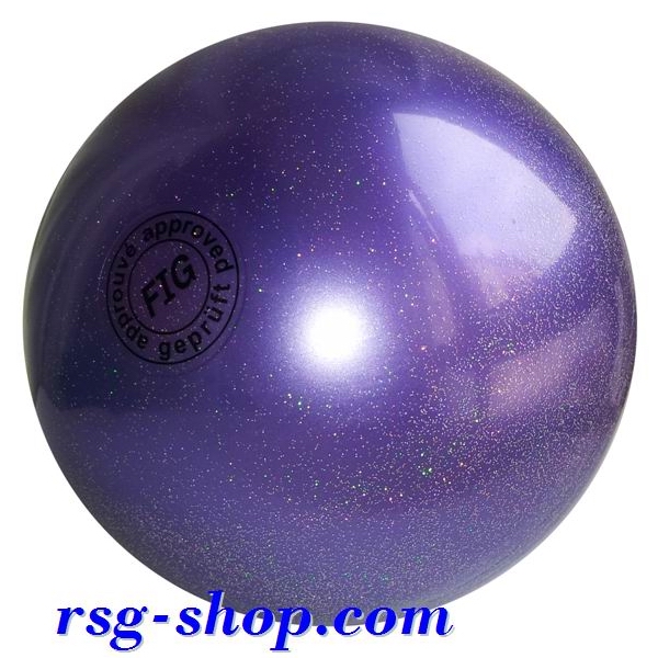 Ball Tuloni 16 cm Metallic-Glitter цв. Viola Art. T0101