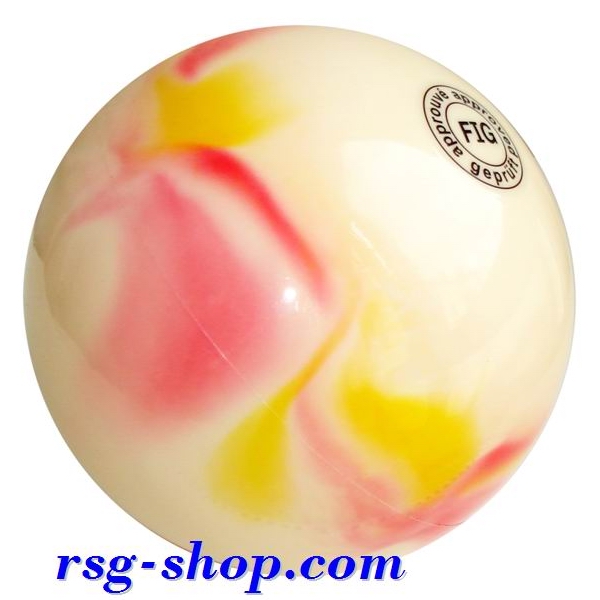 Ball 16 cm Metallic-Multicolor col. Pink-Yellow Art. T0098