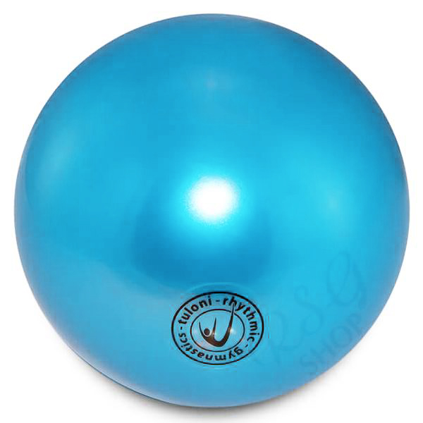 Ball Tuloni 18 cm Metallic col. Light Blue Art. T0285