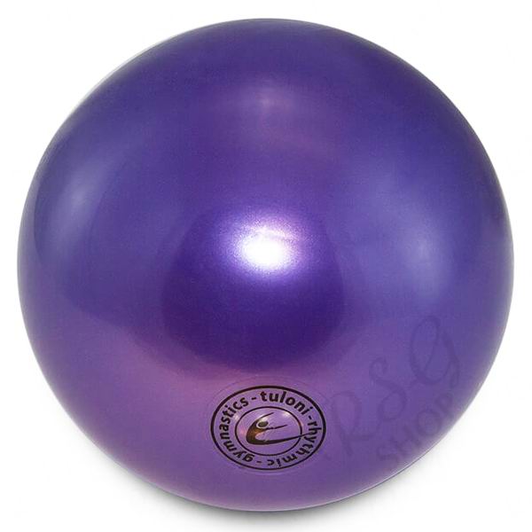 Ball Tuloni 18 cm Metallic col. Viola Art. 10003