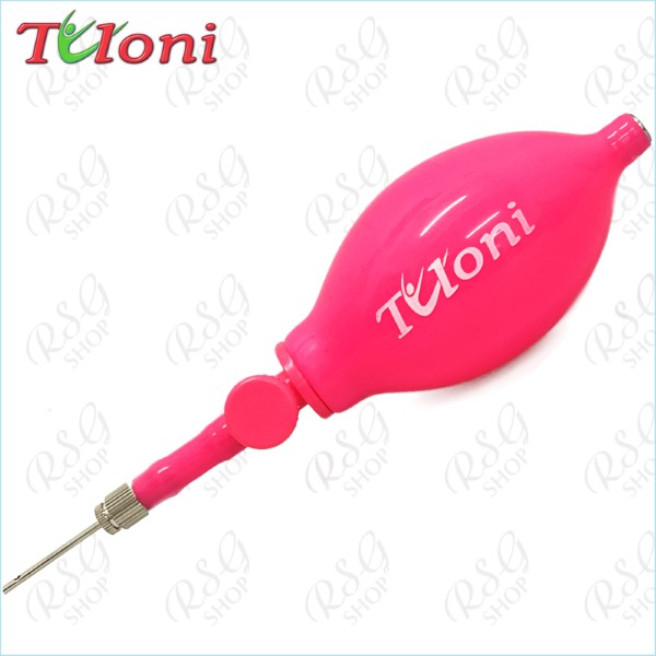 Ball mini inflator Tuloni 19 cm with Valve col. Pink Art. T1090