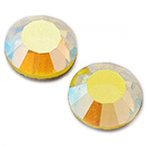 72 Swarovski Strasssteine SS16 Citrine AB 2088 No HotFix