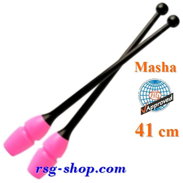 Булавы Pastorelli 41 cm мод. Masha цв. Rosa - Nero FIG 02619