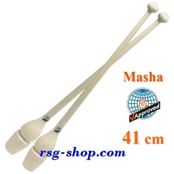 Булавы Pastorelli 41 cm мод. Masha цв. White FIG 02607