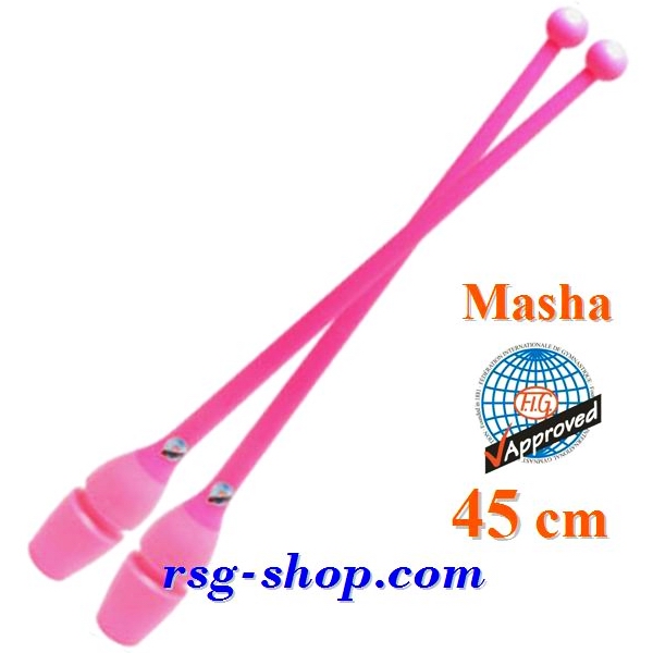 Булавы Pastorelli 45 cm мод. Masha цв. Pink Fluo FIG 00223
