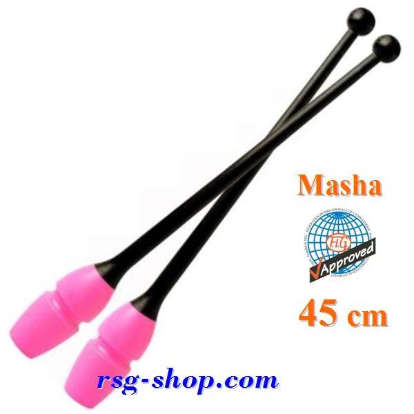 Булавы Pastorelli 45 cm мод. Masha цв. Rosa-Nero FIG Art. 02622