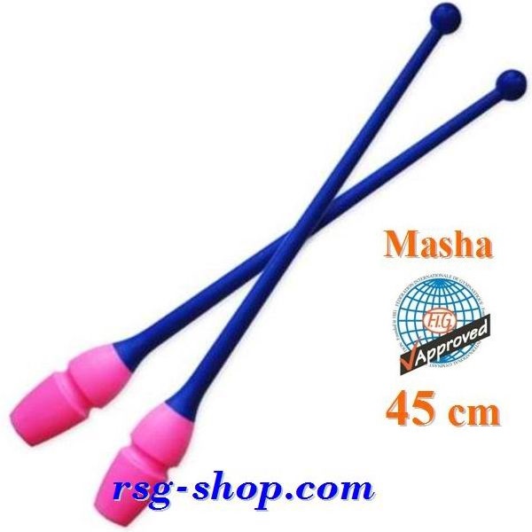 Булавы Pastorelli 45 cm мод Masha цв. Pink-Blue FIG Art 03719