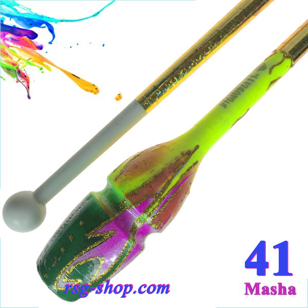 Булавы Pastorelli Aero 41 cm CARINA Bianco-Giallo-Verde TS100025