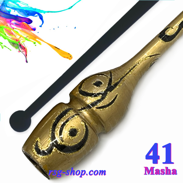 Булавы Pastorelli Aero 41 cm Harmonic col. Black-Gold Art. TS100026