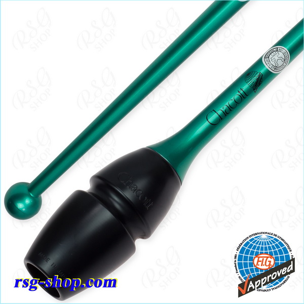 Hi-Grip Булавы Chacott 41 cm col. Emerald Green FIG Art. 05-98137