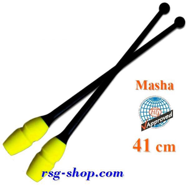 Булавы Pastorelli 41 cm Masha цв. Nero-Giallo FIG 02918