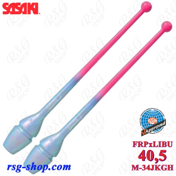Булавы Sasaki M-34JKGH FRPxLIBU 41cm FIG col. FreshPink x LightBlue