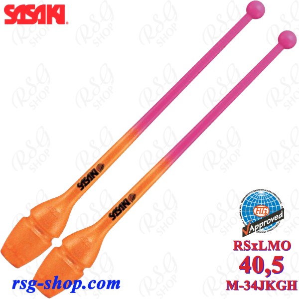 Булавы Sasaki M-34JKGH RSxLMO 41cm FIG col. Raspberry x LuminousOrange
