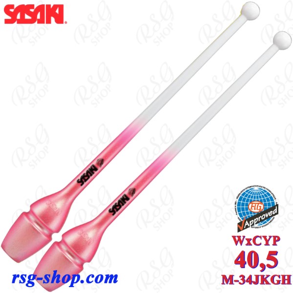 Булавы Sasaki M-34JKGH WxCYP 41cm FIG col. White x CherryPink