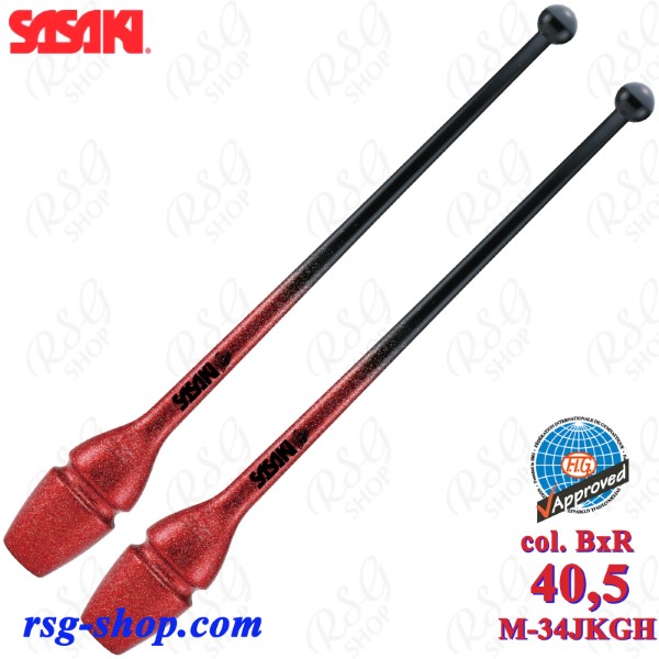 Булавы Sasaki M-34JKGH BxR 41cm FIG col. Black x Red